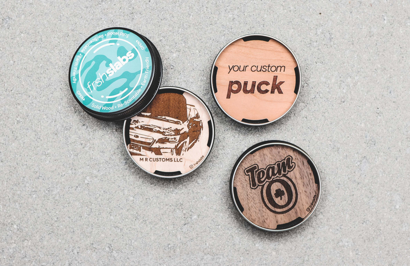 Grote oplage Custom Frshslabs Puck