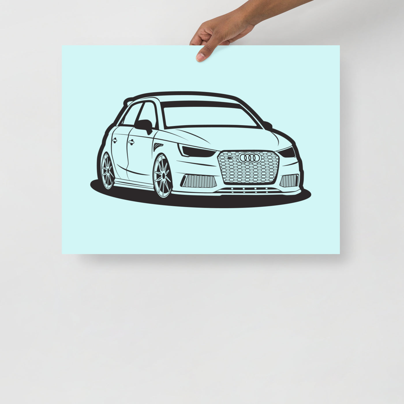 Aangepaste autoposter - mat papier