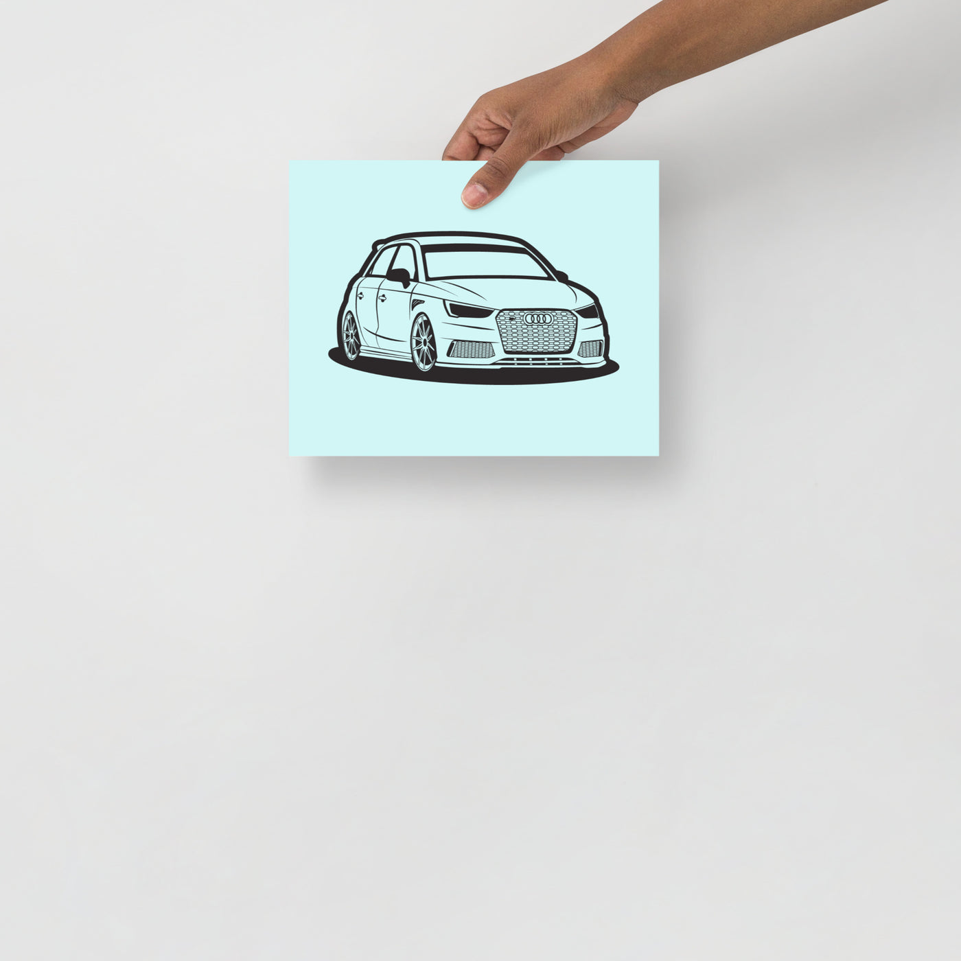 Aangepaste autoposter - mat papier